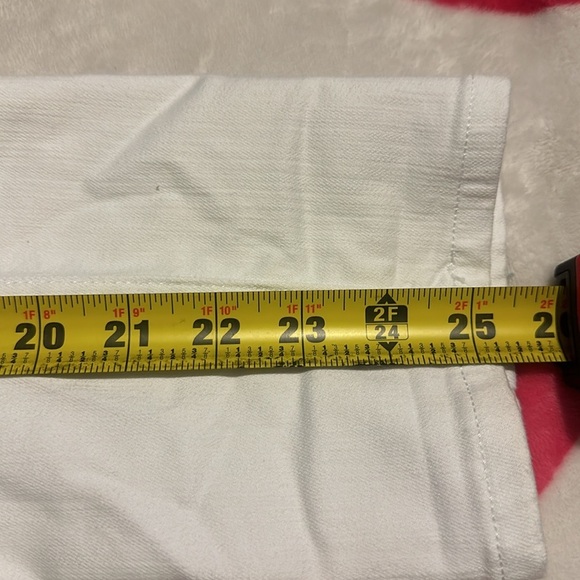 NWT Liverpool Los Angeles The Crop Pull-On Rolled Cuff Jeans white - Picture 8 of 16